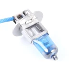 2 PCS H3  Halogen Head Lamp 12V 100W 2400 LM 5000K Warm White Light - Image 2