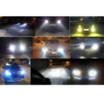 2 PCS 9005 Halogen Head Lamp 12V 100W 2400 LM 5000K Warm White Light - Image 8