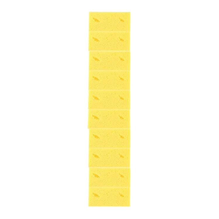 CMS1074_2.webp Car Care Wear-resistant Brown Soft Sponge Car Wash Cleaning Pad(Yellow) - Image 3
