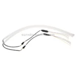 2 PCS 12V Car Daytime Running Lights Soft Article Lamp, White + Yellow Light, Length: 85cm - Image 3
