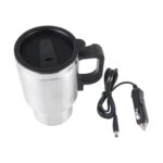 Stainless Steel Electric Smart Mug 12V Car Electric Kettle Heated Mug Car Coffee Cup With Charger Cigarette Lighter Heating Cup Kettle Vacuum Insulated Water Heater Mug - Image 6
