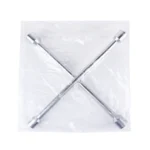 Compact Universal Tire Iron Lug Wrench with 17mm 19mm 21mm 23mm Socket Adapters - Image 5