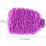 KANEED Microfiber Dusting Mitt Car Window Washing Home Cleaning Cloth Duster Towel Gloves (Random Color Delivery) - Image 2
