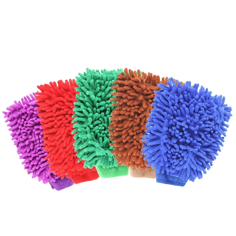 CMS1147_3.webp KANEED Microfiber Dusting Mitt Car Window Washing Home Cleaning Cloth Duster Towel Gloves (Random Color Delivery) - Image 4