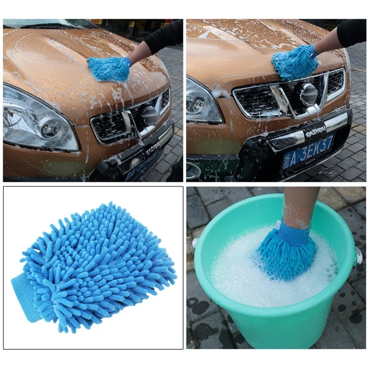 CMS1147_5.webp KANEED Microfiber Dusting Mitt Car Window Washing Home Cleaning Cloth Duster Towel Gloves (Random Color Delivery) - Image 6