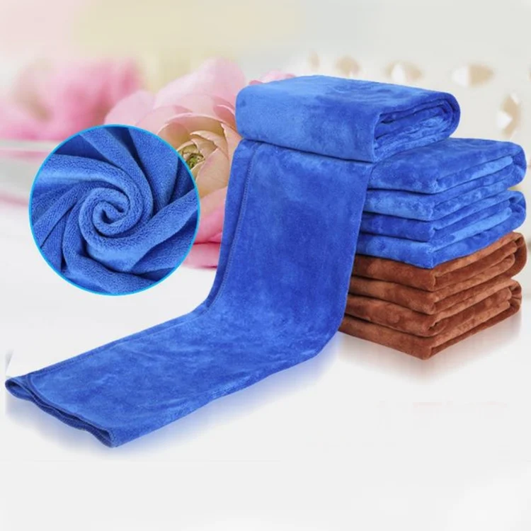CMS1148_1.webp Wear Thick Velvet Cache Towels,Size:160 x 60cm,Random Color Delivery - Image 2