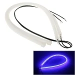 CMS1173.webp 2 PCS 12V Car Daytime Running Lights Soft Article Lamp, Blue Light, Length: 30cm - Image 1