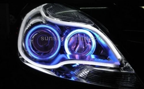 CMS1173_8.webp 2 PCS 12V Car Daytime Running Lights Soft Article Lamp, Blue Light, Length: 30cm - Image 9