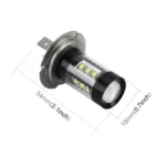 H7 4.2W 290 LM 6000K Car Fog Light with 16 3535 Lamps, DC 12V-24V - Image 5