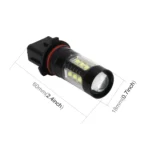 P13W 4.2W 290 LM 6000K Car Fog Light with 16 3535 Lamps, DC 12V-24V - Image 5