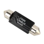 2 PCS 39mm DC12V / 1.5W / 6000K / 110LM 8LEDs SMD-3030 Car Reading Lamp Dome Light, with Decoder - Image 3