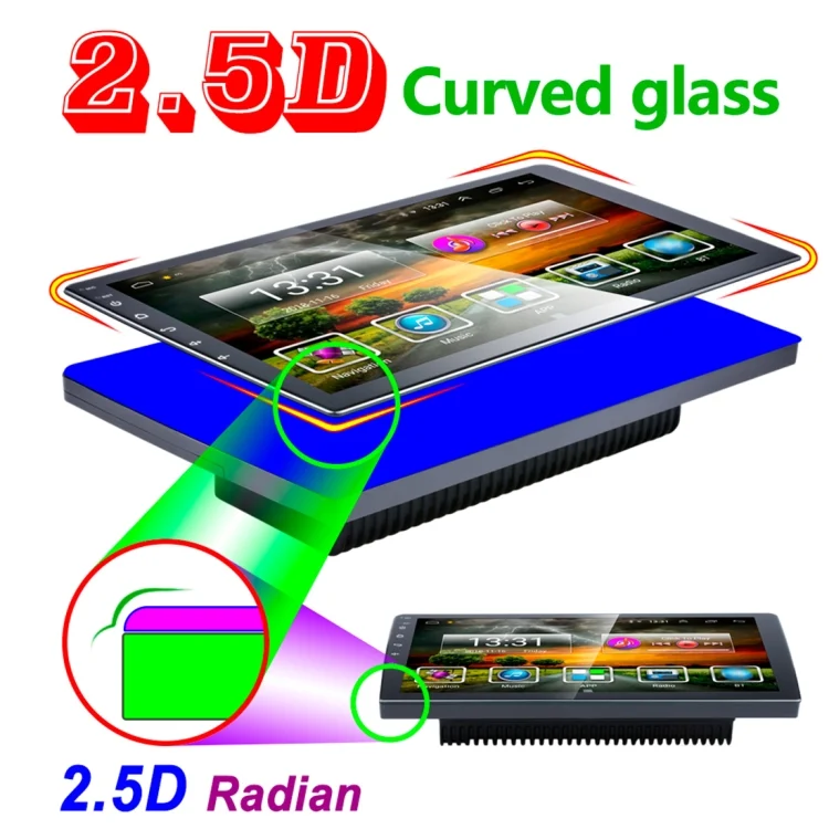 CMS1253_7.webp HD 9 inch Universal Car Android 8.1 Radio Receiver MP5 Player, Support FM & Bluetooth & TF Card & GPS - Image 8