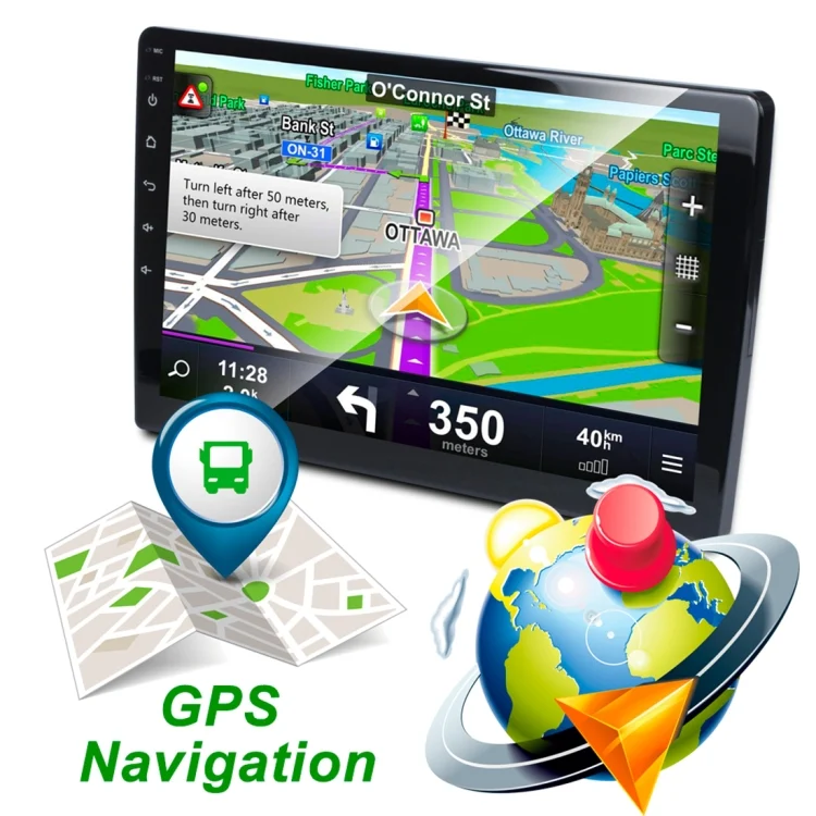 CMS1253_9.webp HD 9 inch Universal Car Android 8.1 Radio Receiver MP5 Player, Support FM & Bluetooth & TF Card & GPS - Image 10