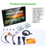HD 10.1 inch Universal Car Android 8.1 Radio Receiver MP5 Player, Support FM & Bluetooth & TF Card & GPS - Image 15
