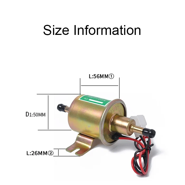 CMS1347_4.webp HEP-02A 24V Electric Fuel Pump for Car modification(Gold) - Image 5