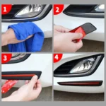 3R 2144 Car Body Bumper Guard Anti-collision Protector Strip Sticker - Image 8