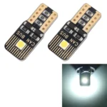 2 PCS T10 / W5W / 168 / 194 DC12V / 1.3W / 6000K / 110LM 2LEDs SMD-3030 Car Clearance Light, with Decoder