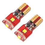 2 PCS T10 / W5W / 168 / 194 DC12V / 1.6W / 6000K / 130LM 3LEDs SMD-3030 Car Red Board Clearance Light - Image 2