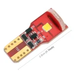 2 PCS T10 / W5W / 168 / 194 DC12V / 1.6W / 6000K / 130LM 3LEDs SMD-3030 Car Red Board Clearance Light - Image 3