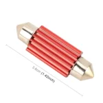 2 PCS 36mm DC12V / 2.2W / 6000K / 180LM 6LEDs SMD-3030 Car Reading Lamp - Image 3