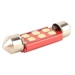 2 PCS 41mm DC12V / 2.2W / 6000K / 130LM 6LEDs SMD-3030 Car Reading Lamp - Image 4
