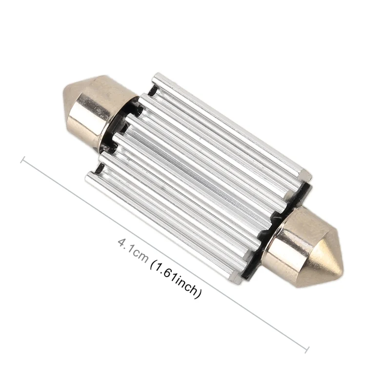 CMS1434WL_2.webp 10 PCS 41mm DC12V / 2W / 7000K / 80LM 8LEDs SMD-5050 Car Reading Lamp - Image 3