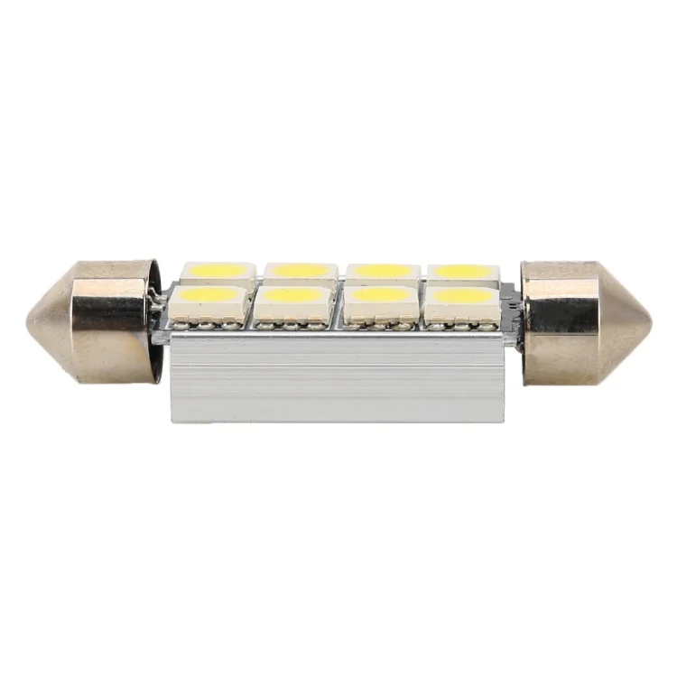 CMS1434WL_3.webp 10 PCS 41mm DC12V / 2W / 7000K / 80LM 8LEDs SMD-5050 Car Reading Lamp - Image 4