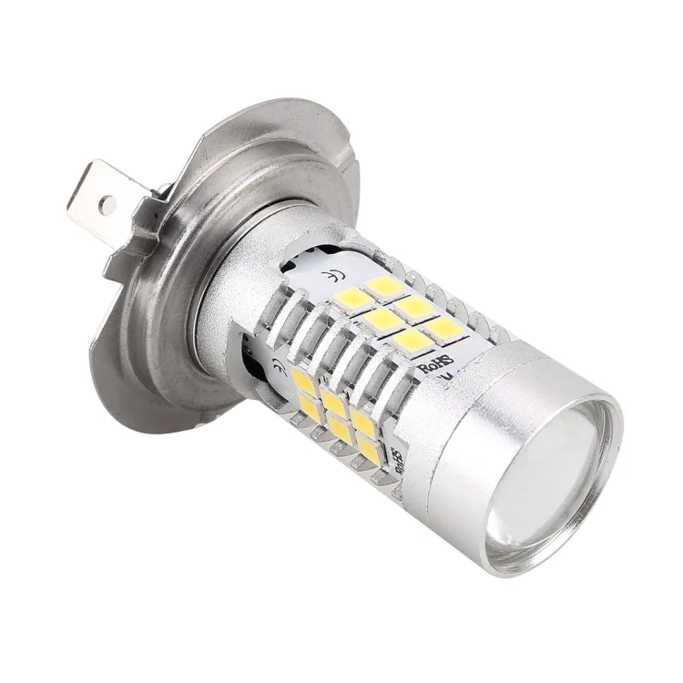 CMS1438WL_2.webp 2 PCS H7-2835 10.5W 780LM 6500K 21 SMD 2835 LEDs Car DRL Headlights, DC 12~24V - Image 3