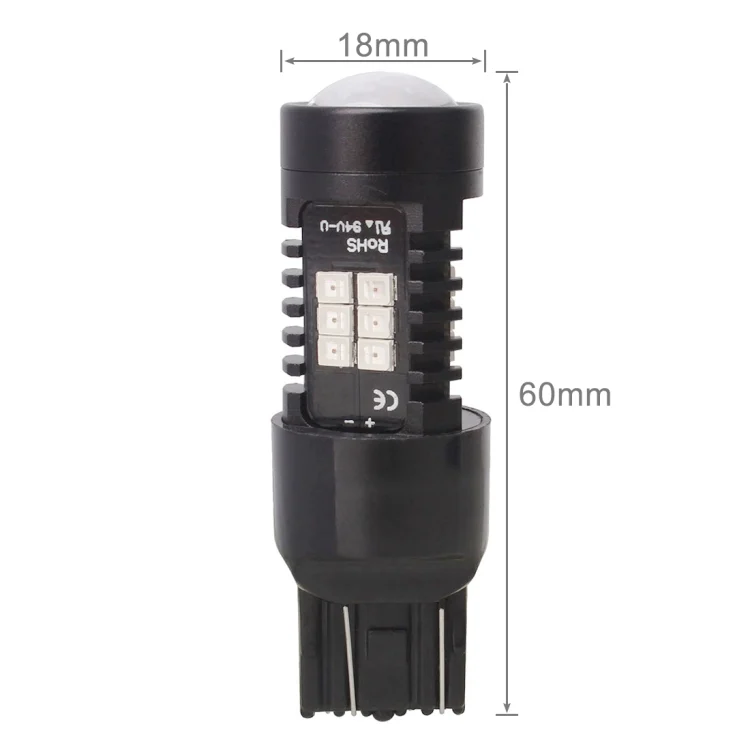 CMS1443RL_3.webp 2 PCS 7443-T20-2835 10.5W 21 LEDs LED Car Brake Light DC 12~24V - Image 4
