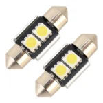 10 PCS 31mm DC12V / 1.7W / 7000K / 70LM 2LEDs SMD-5050 Car Reading Lamp - Image 2