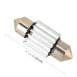10 PCS 31mm DC12V / 1.7W / 7000K / 70LM 2LEDs SMD-5050 Car Reading Lamp - Image 3