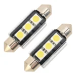 10 PCS 39mm DC12V / 1.7W / 7000K / 70LM 3LEDs SMD-5050 Car Reading Lamp - Image 2