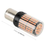 2 PCS 1156 / BA15S DC12V / 18W / 1080LM Car Auto Turn Lights with SMD-3014 Lamps - Image 3