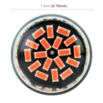 2 PCS 1156 / BAU15S DC12V / 18W / 1080LM Car Auto Turn Lights with SMD-3014 Lamps - Image 5