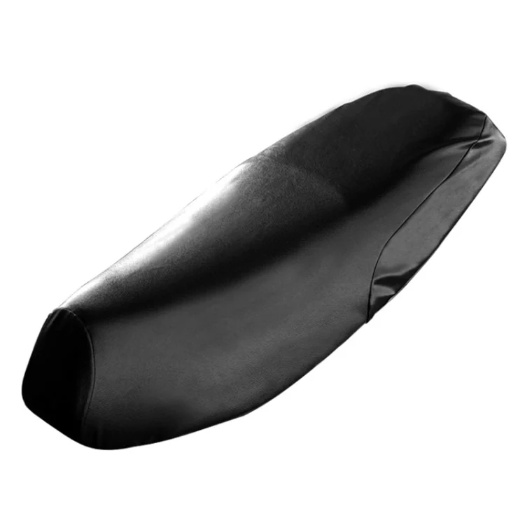 CMS1480_1.webp Waterproof Motorcycle Black Leather Seat Cover Prevent Bask In Seat Scooter Cushion Protect, Size: XL, Length: 61-65cm; Width: 27-38cm - Image 2
