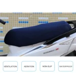 Waterproof Motorcycle Sun Protection Heat Insulation Seat Cover Prevent Bask In Seat Scooter Cushion Protect, Size: L, Length: 70-77cm; Width: 40-50cm - Image 2