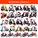 Waterproof Motorcycle Sun Protection Heat Insulation Seat Cover Prevent Bask In Seat Scooter Cushion Protect, Size: L, Length: 70-77cm; Width: 40-50cm - Image 9