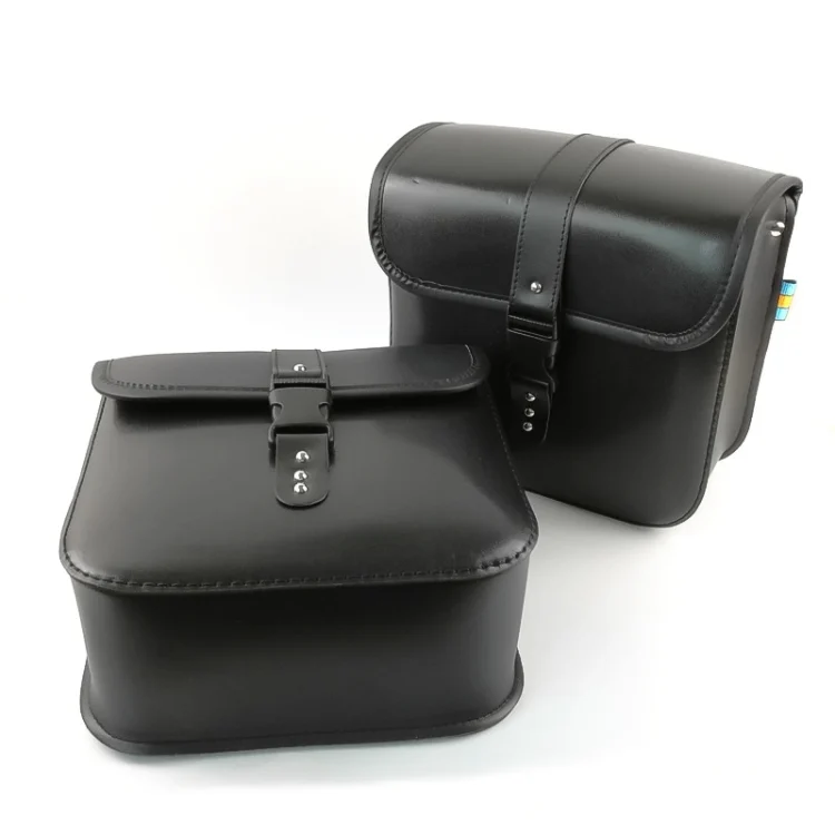 CMS1493B_3.webp Motorcycle Accessories Modified Side of the Box Leather Bag Knight Bag Kit - Image 4