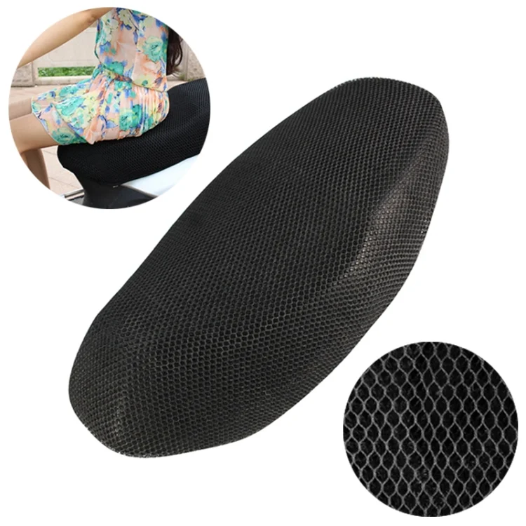 CMS1536.webp Motorcycle Breathable Sunscreen Double Layer 3D Honeycomb Small Hole Polyester Cushion Mesh, Size: XXL, Length: 92cm; Width: 55cm - Image 1