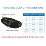 Motorcycle Breathable Sunscreen Double Layer 3D Honeycomb Small Hole Polyester Cushion Mesh, Size: XXL, Length: 92cm; Width: 55cm - Image 8