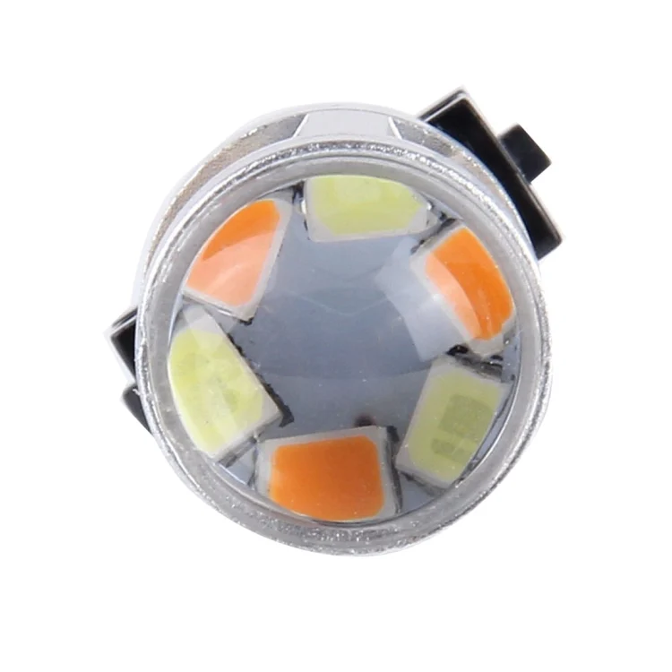 CMS1544_2.webp 2 PCS T20/7443-42LED 20W 21*2835W+21*2835Y White+Yellow Light Turn Signal Light with Len. DC 12-24V - Image 3