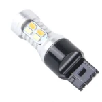 2 PCS T20/7443 10W 1000 LM 6000K White + Yellow Light Turn Signal Light with 20 SMD-5730-LED Lamps And Len. DC 12-24V - Image 2