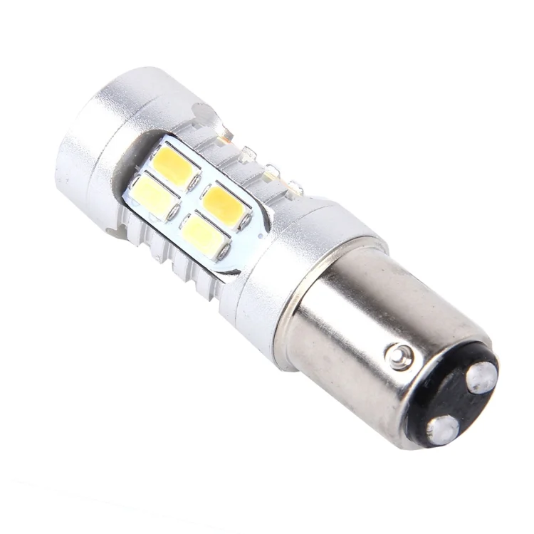 CMS1567_1.webp 2 PCS 1157 10W 1000 LM 6000K White + Yellow Light Turn Signal Light with 20 SMD-5730-LED Lamps And Len. DC 12-24V - Image 2