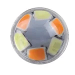 2 PCS 1157 10W 1000 LM 6000K White + Yellow Light Turn Signal Light with 42 SMD-2835-LED Lamps And Len. DC 12-24V - Image 3