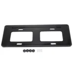 2 PCS Car License Plate Carbon Fiber Bracket Frame Holder Stand Mount(Black) - Image 5