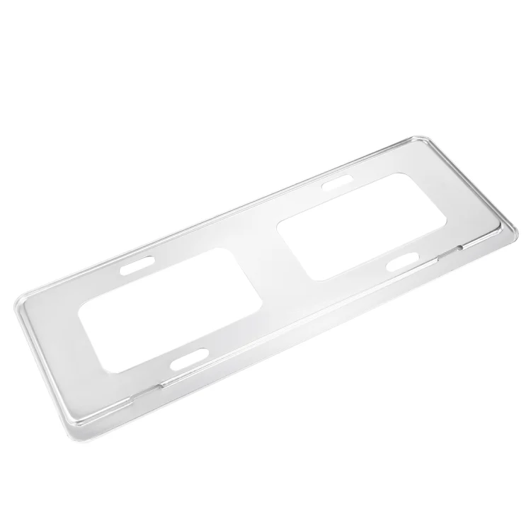 CMS1572_3.webp 2 PCS Car License Plate Magnesium Alloy Bracket Frame Holder Stand Mount(Silver) - Image 4