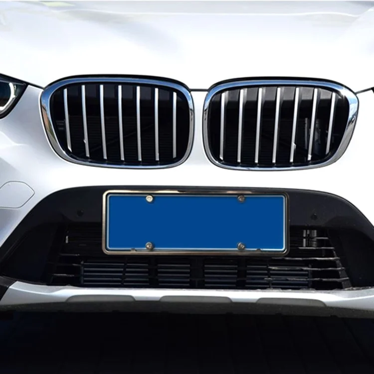 CMS1572_6.webp 2 PCS Car License Plate Magnesium Alloy Bracket Frame Holder Stand Mount(Silver) - Image 7