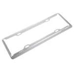 2 PCS Car License Plate Aerospace Aluminum Bracket Frame Holder Stand Mount, Size: 440mm x 140mm(Silver) - Image 3