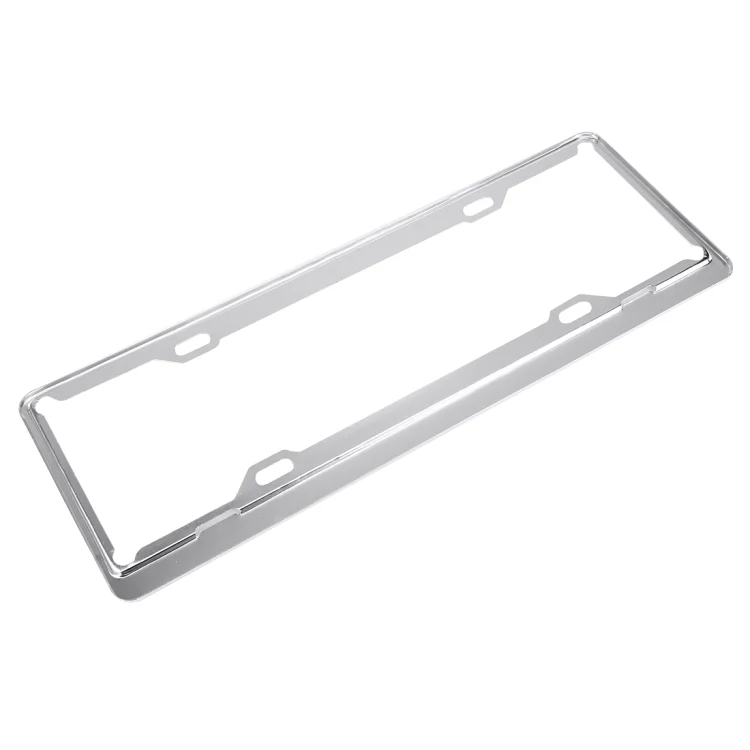 CMS1573_2.webp 2 PCS Car License Plate Aerospace Aluminum Bracket Frame Holder Stand Mount, Size: 440mm x 140mm(Silver) - Image 3