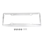 2 PCS Car License Plate Aerospace Aluminum Bracket Frame Holder Stand Mount, Size: 440mm x 140mm(Silver) - Image 5